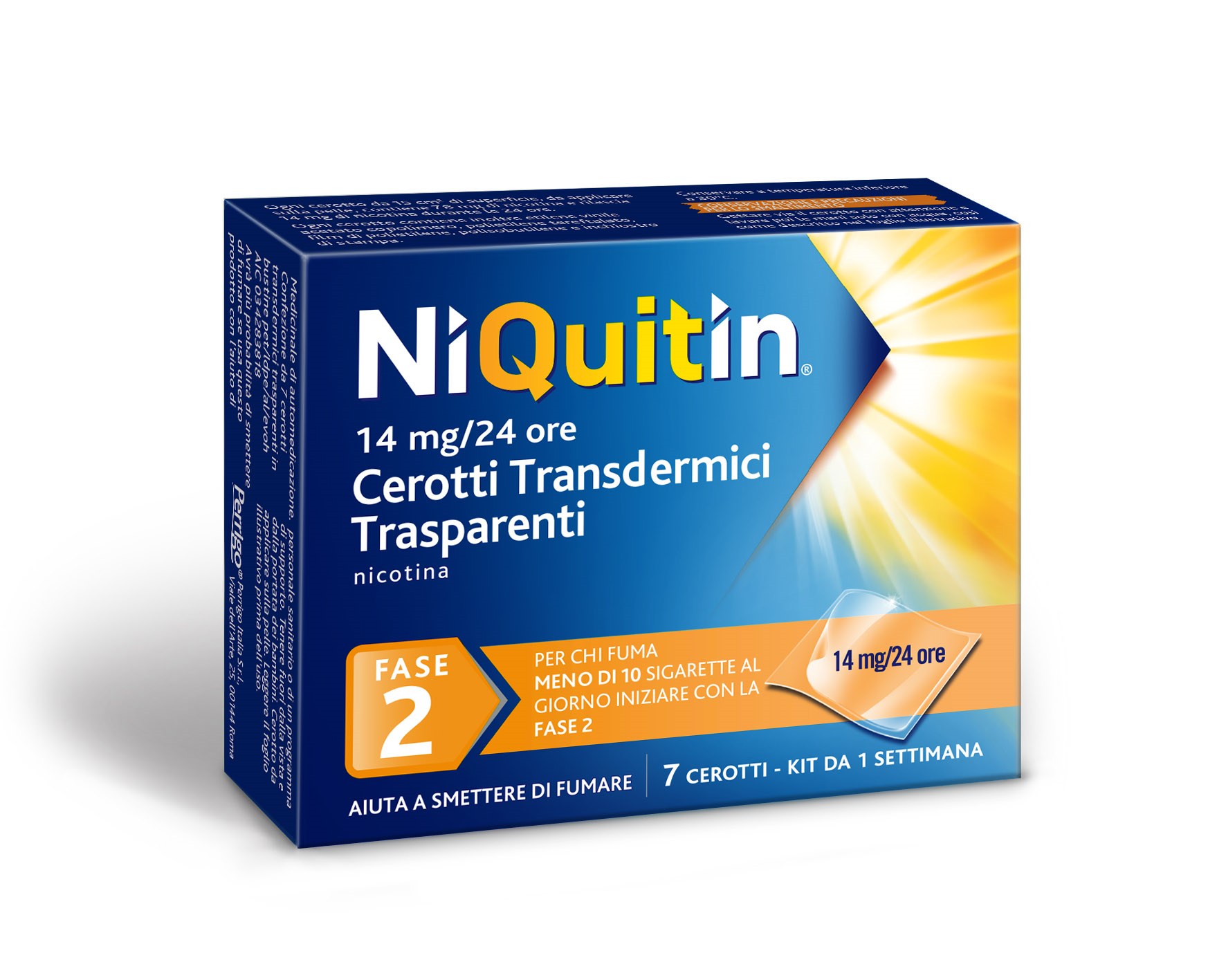 NIQUITIN*7CER TRANSD 14MG/24H - Farmacia Del Monaco