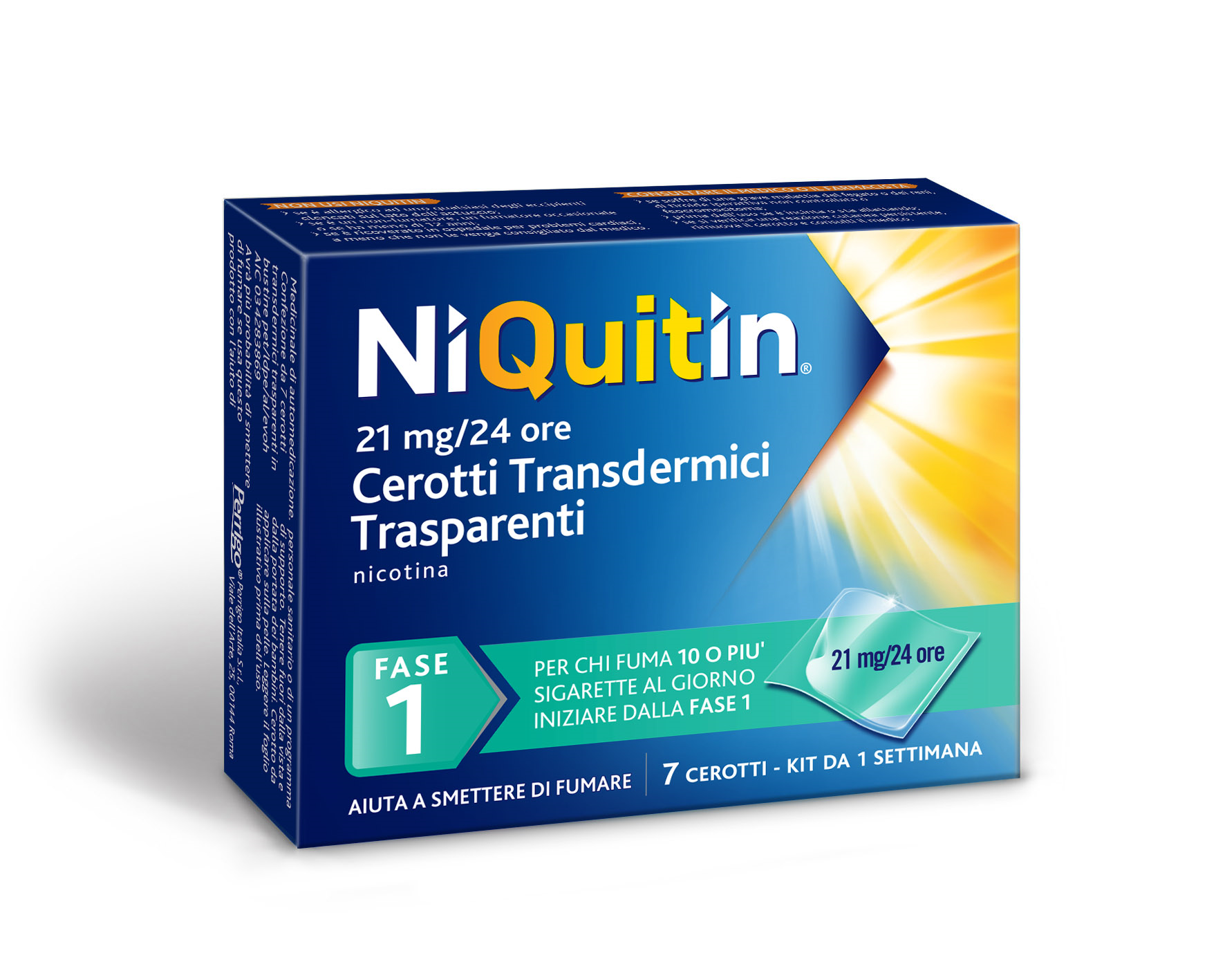 NIQUITIN*7CER TRANSD 21MG/24H - Farmacia Del Monaco