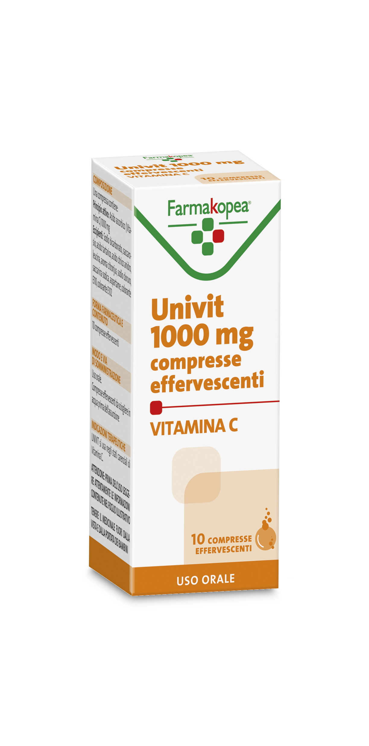 UNIVIT*10CPR EFF 1000MG - Farmacia Del Monaco