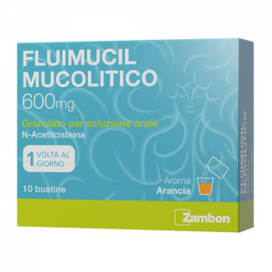 FLUIMUCIL MUCOL*OS 10BUST600MG - Farmacia Del Monaco