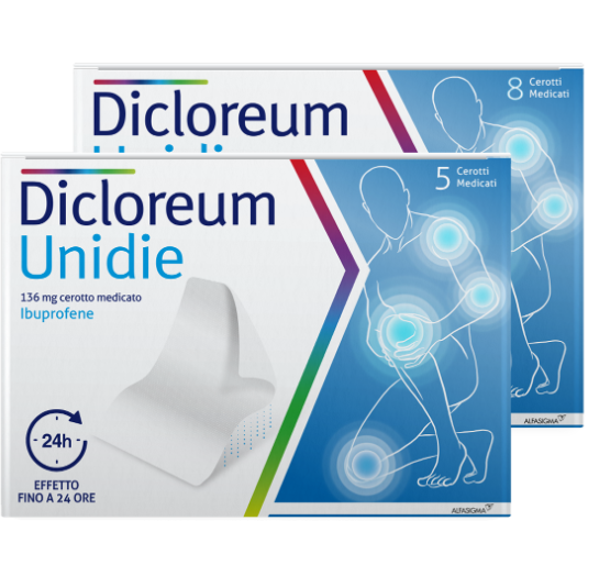 DICLOREUM UNIDIE*5CER 136MG24H - Farmacia Del Monaco