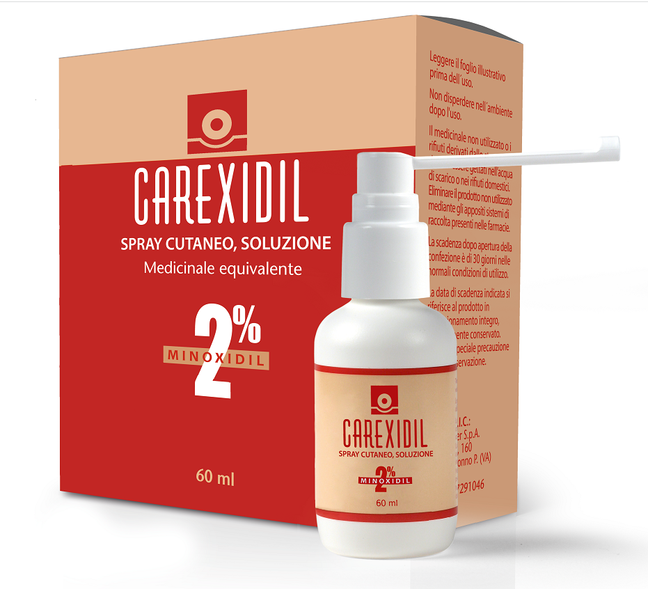 CAREXIDIL*SOLUZ CUT 60ML 2% - Farmacia Del Monaco