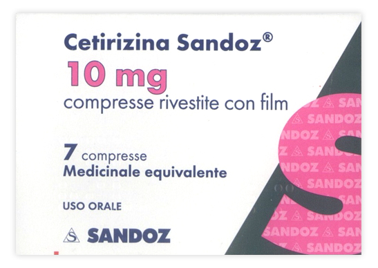 CETIRIZINA SAND*7CPR RIV 10MG - Farmacia Del Monaco
