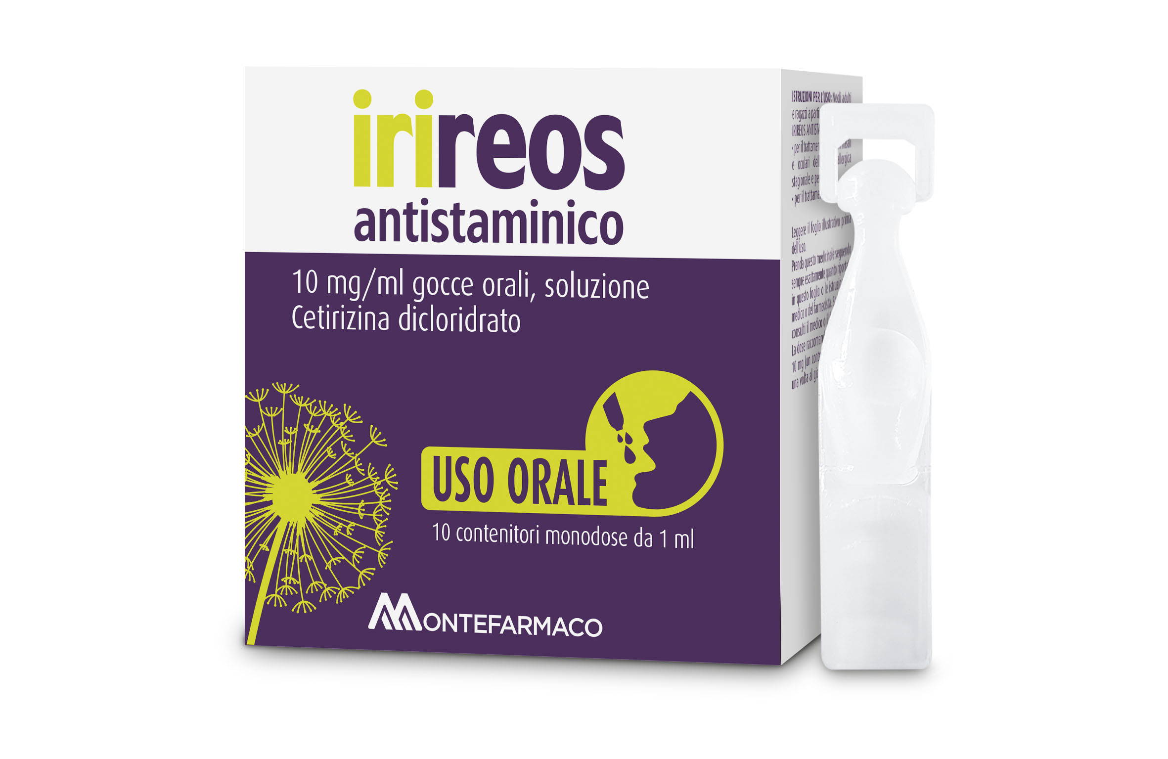 IRIREOS ANT*OS GTT 10FL10MG1ML - Farmacia Del Monaco