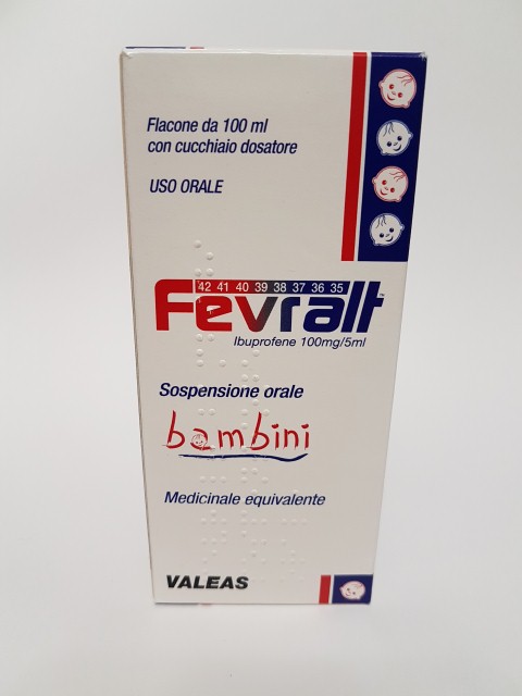 FEVRALT*BB OS SOSP 100MG/5ML - Farmacia Del Monaco