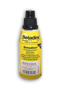 BETADINE*SOLUZ CUT 125ML 10% - Farmacia Del Monaco