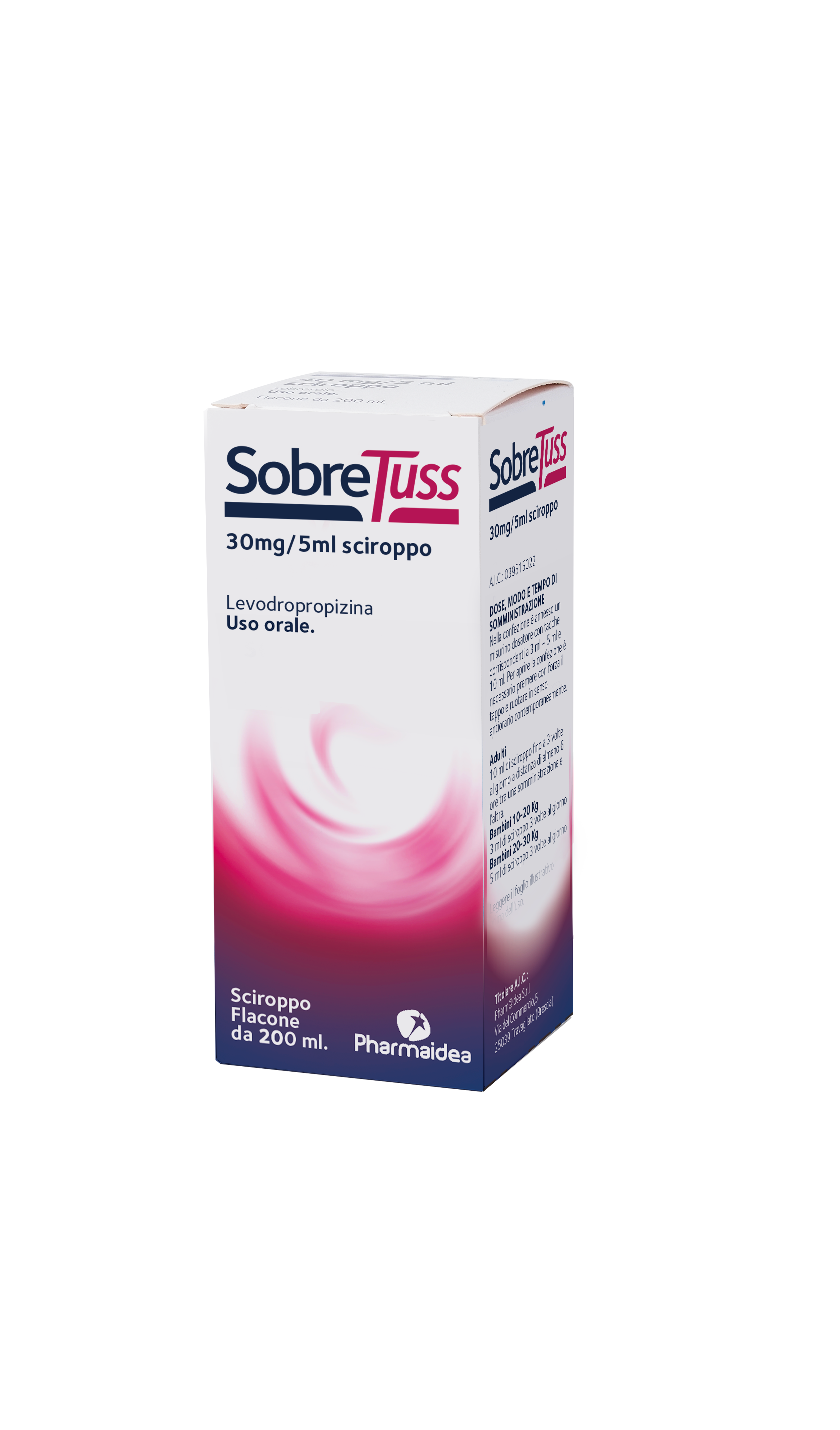 SOBRETUSS*SCIR 30MG/5ML - Farmacia Del Monaco