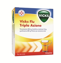 VICKS FLU TRIPLA A*OS 10BUST - Farmacia Del Monaco