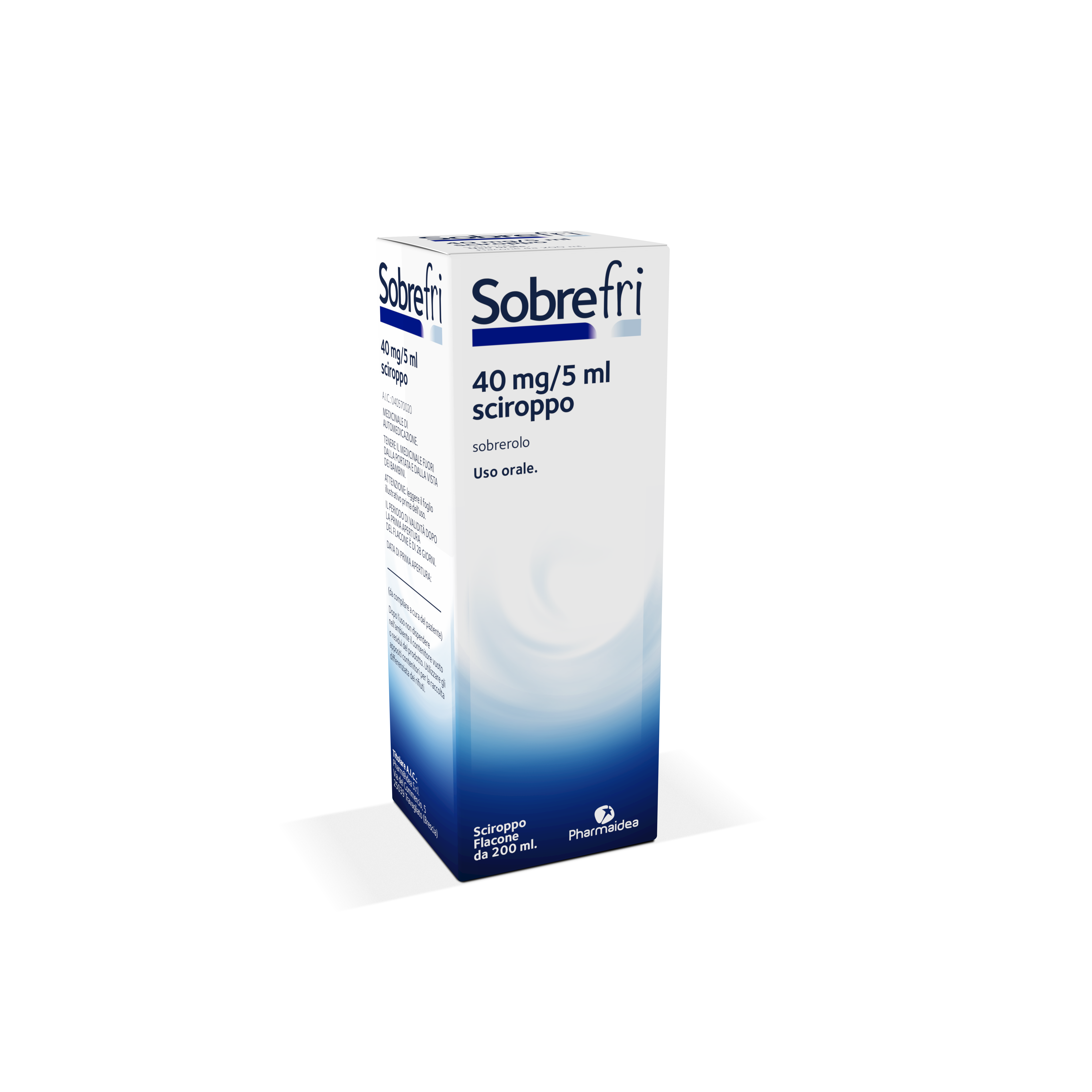 SOBREFRI*SCIR FL200ML 40MG/5ML - Farmacia Del Monaco