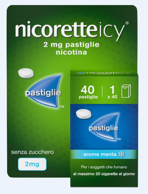 NICORETTEICY*40PAST 2MG - Farmacia Del Monaco