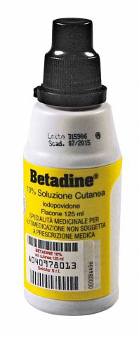 BETADINE*SOLUZ CUT 125ML 10% - Farmacia Del Monaco