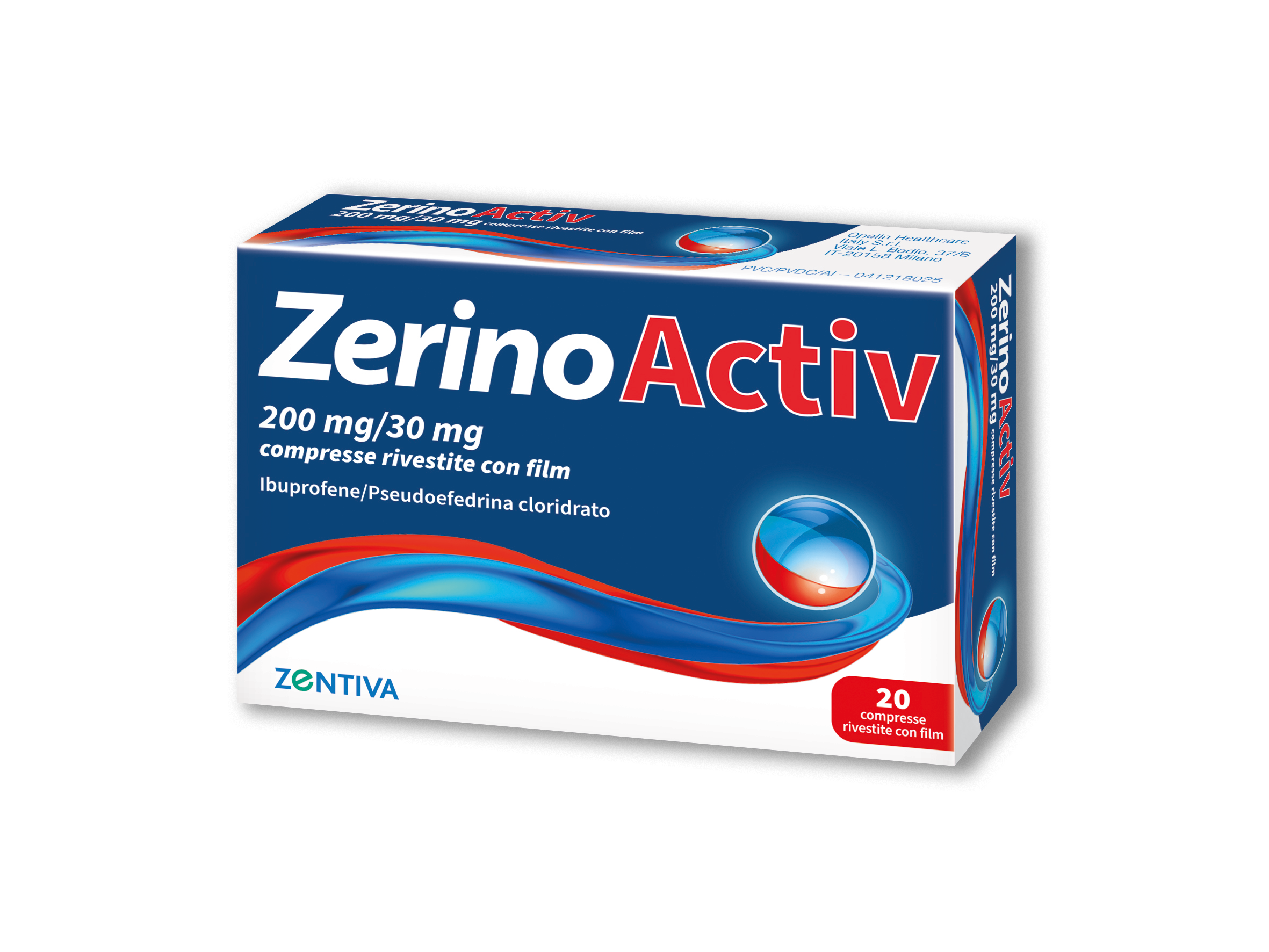 ZERINOACTIV*20CPR 200MG+30MG - Farmacia Del Monaco