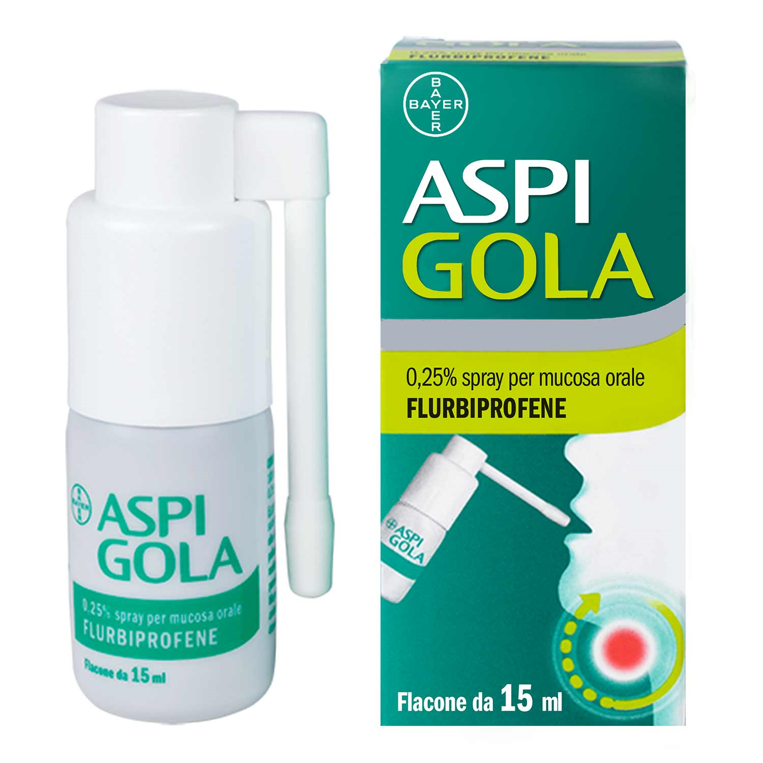 ASPI GOLA*OS SPRAY 15ML 0,25% - Farmacia Del Monaco