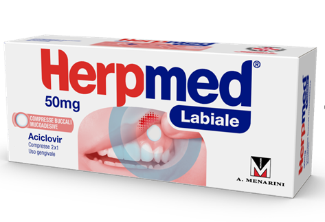 HERPMED LABIALE*2CPR BUCC 50MG - Farmacia Del Monaco