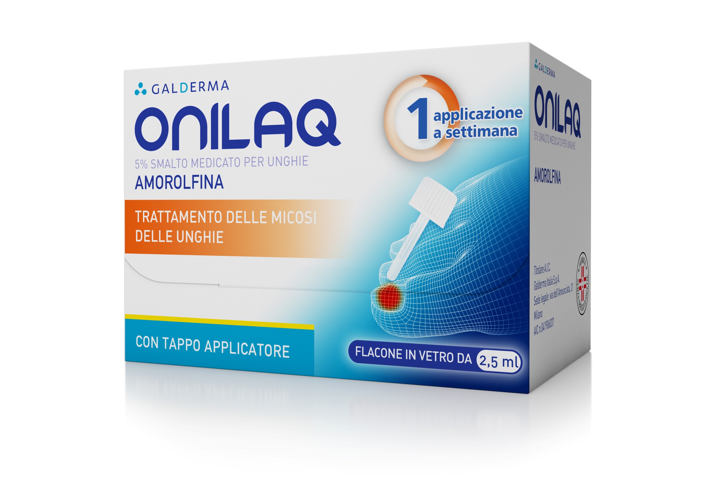 ONILAQ*SMALTO UNGHIE 2,5ML+TAP - Farmacia Del Monaco