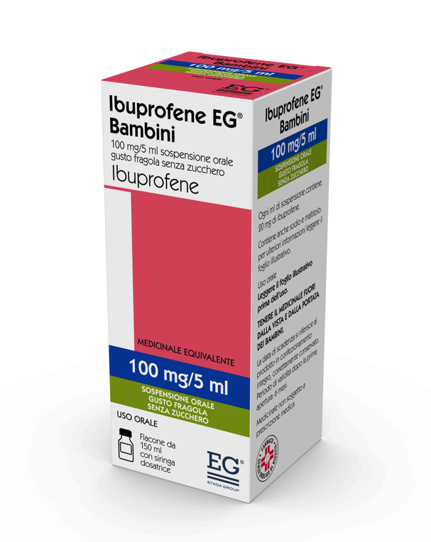 IBUPROFENE EG*BB 150ML FRAGOLA - Farmacia Del Monaco