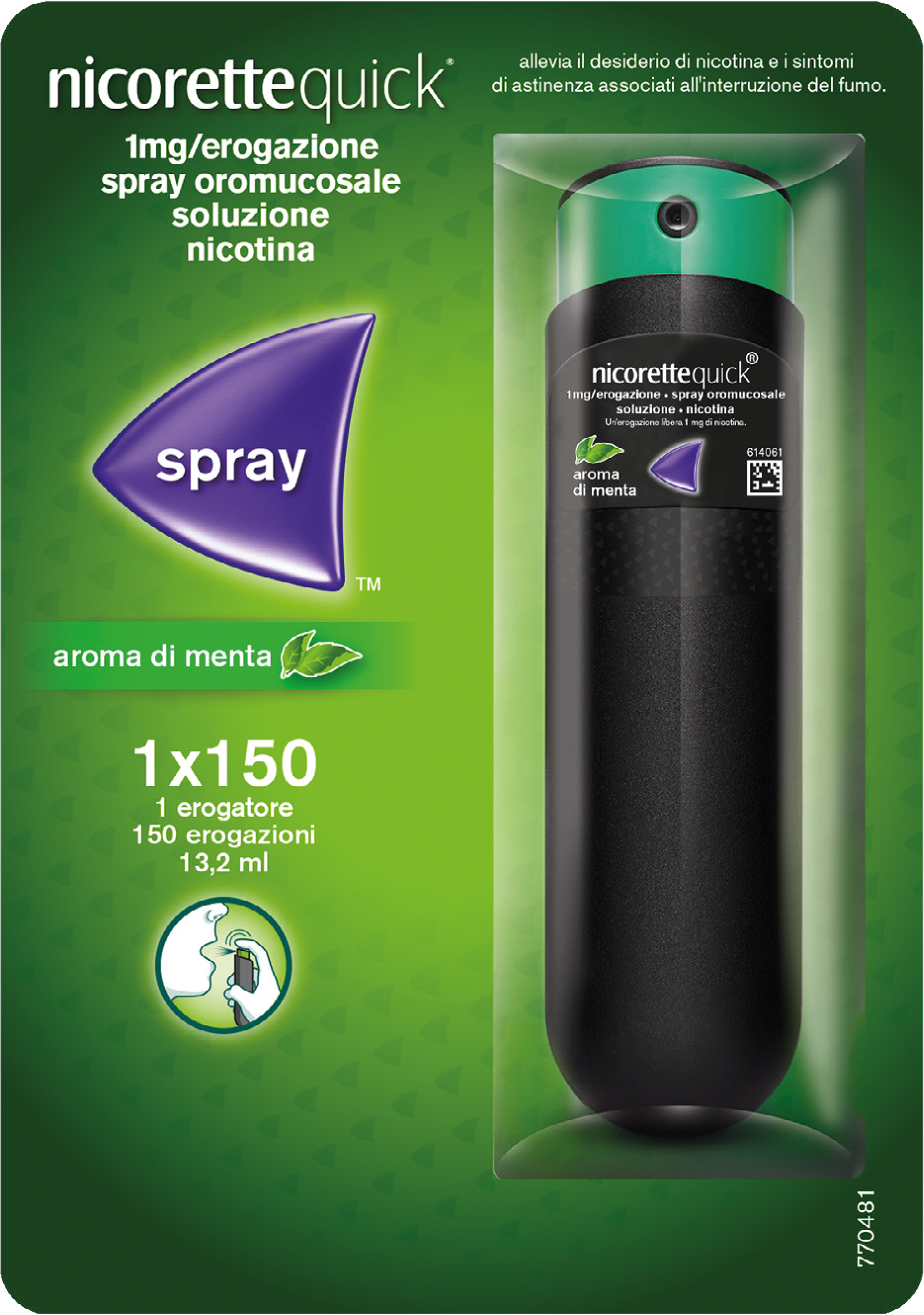 NICORETTEQUICK*SPRAY 1FL 150D - Farmacia Del Monaco