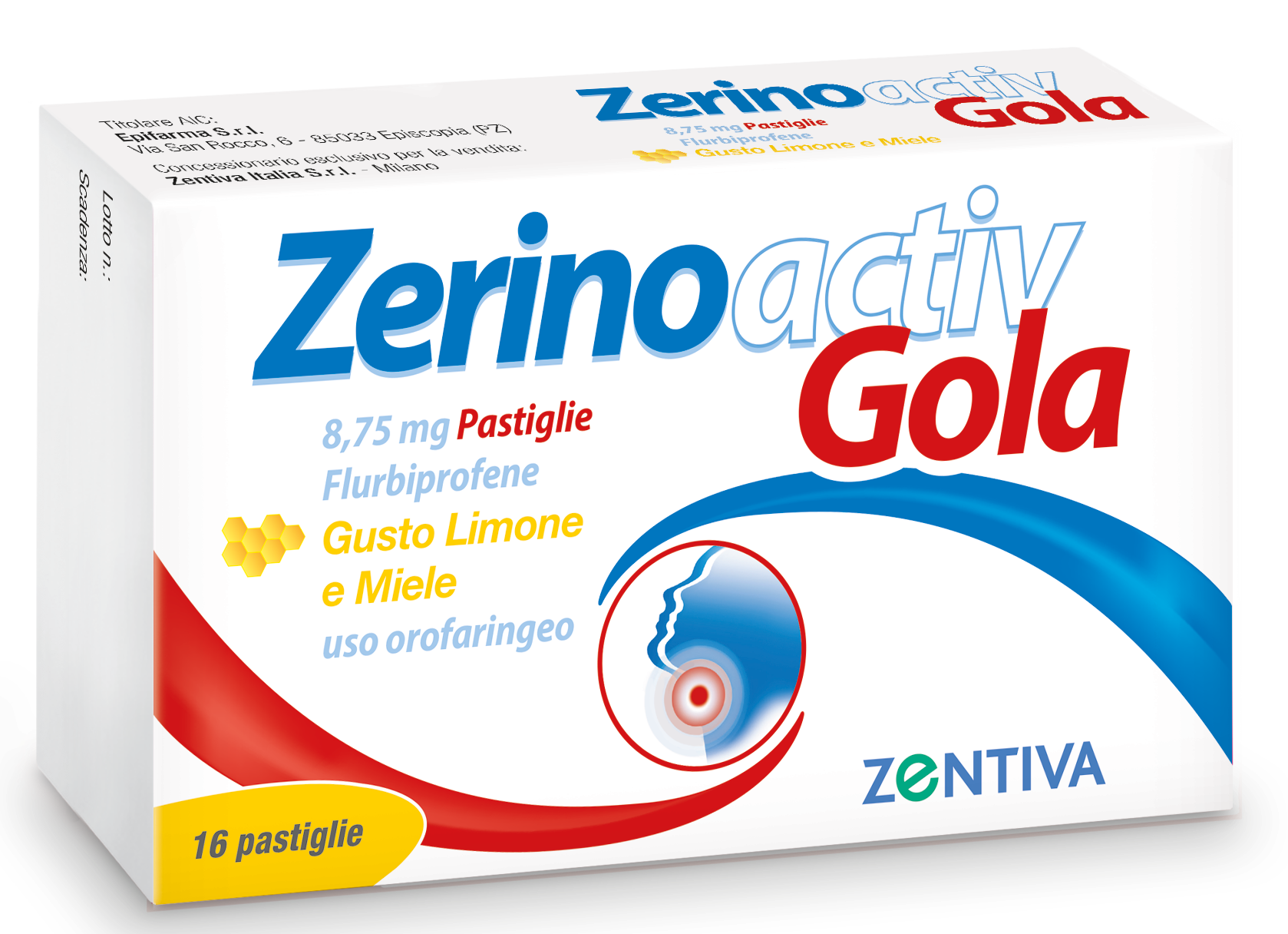 ZERINOACTIV GOLA*16PASTL LIM M - Farmacia Del Monaco