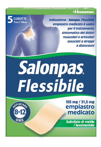 SALONPAS FLESSIBILE*5CER7x10CM - Farmacia Del Monaco