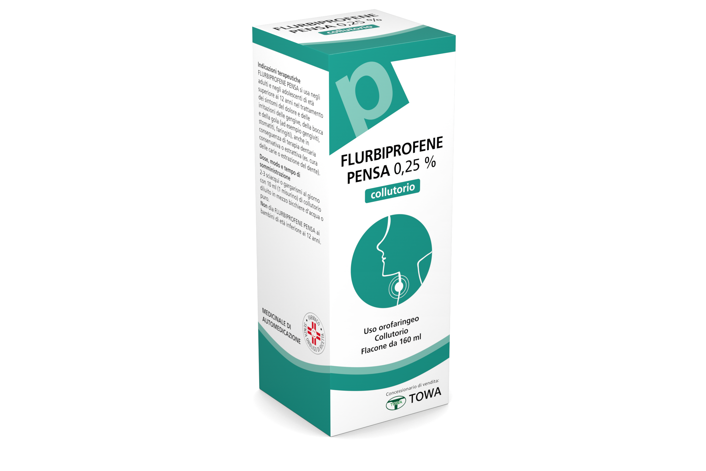 FLURBIPROFENE PE*COLLUT 160ML - Farmacia Del Monaco