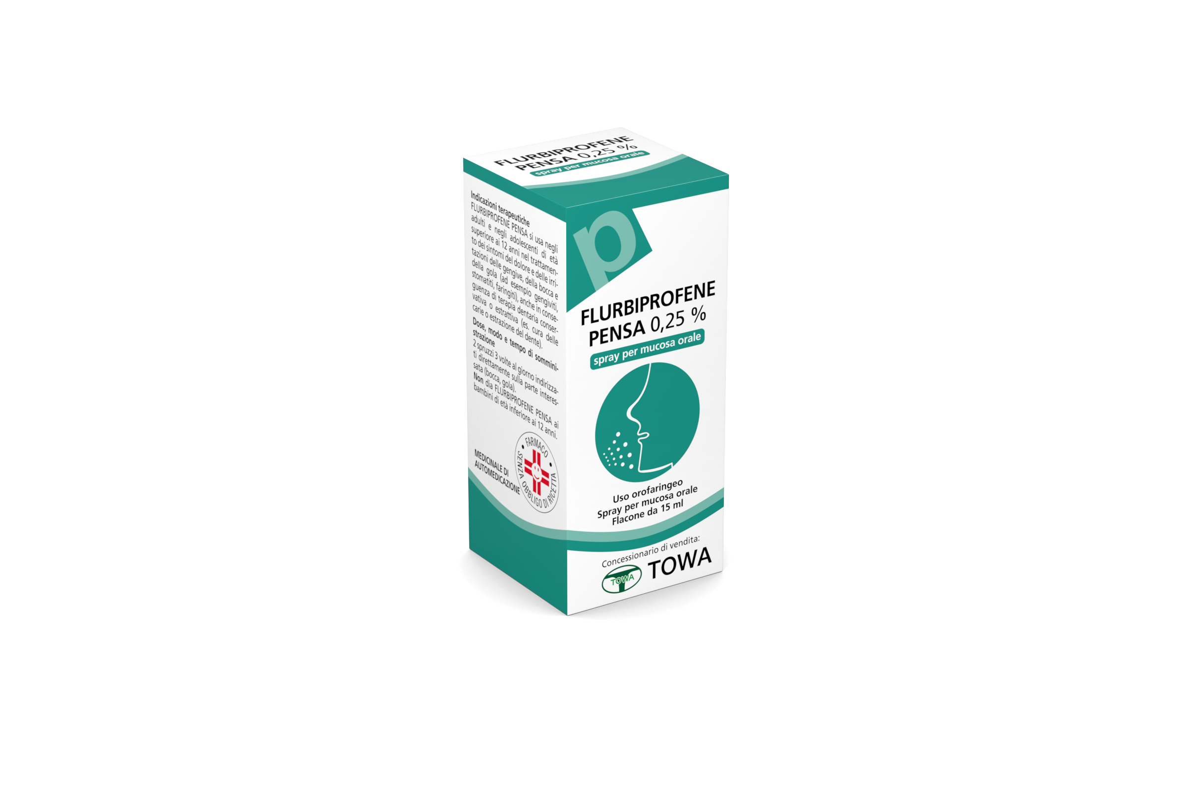 FLURBIPROFENE PE*OS SPRAY 15ML - Farmacia Del Monaco