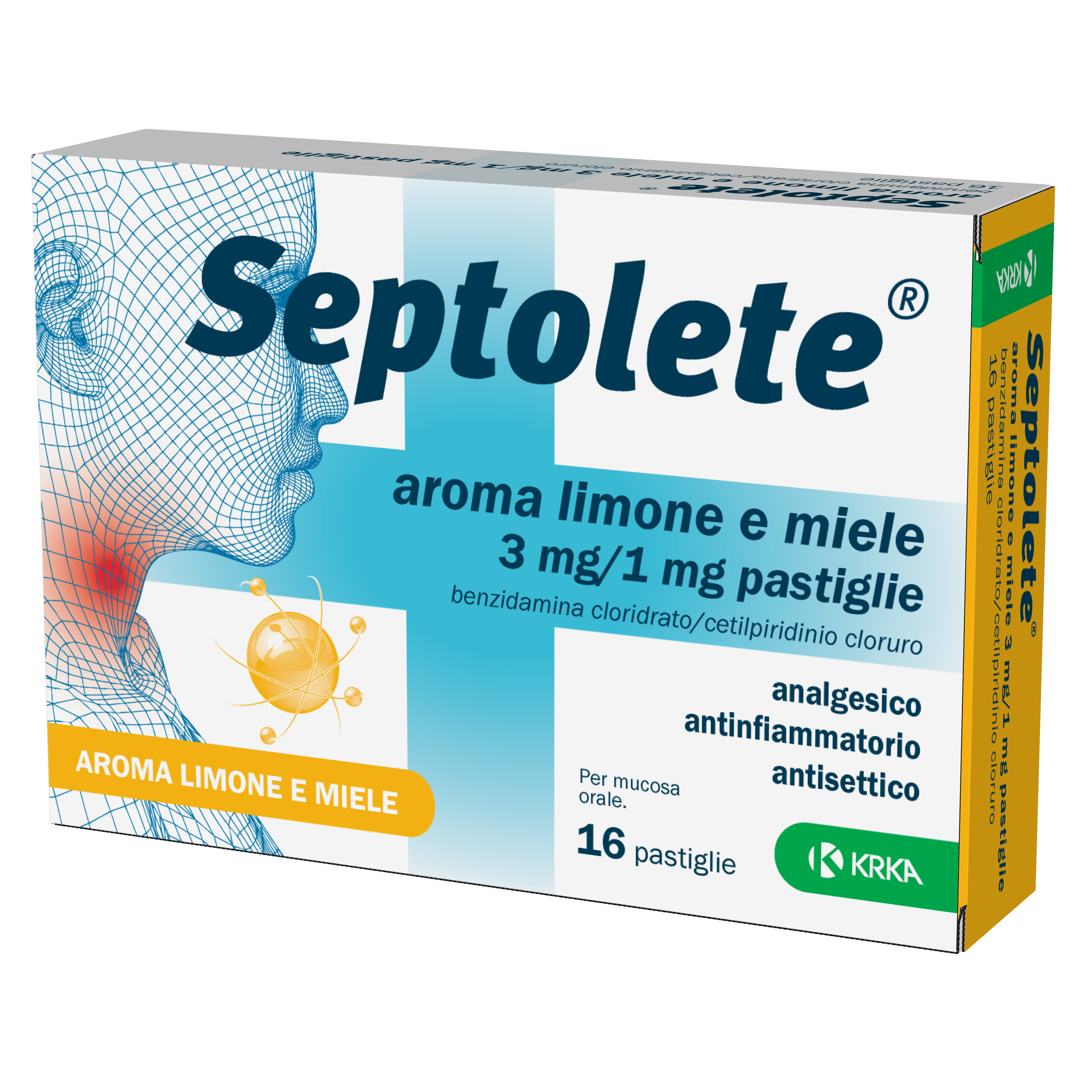SEPTOLETE*16PAST 3+1MG LIM MIE - Farmacia Del Monaco
