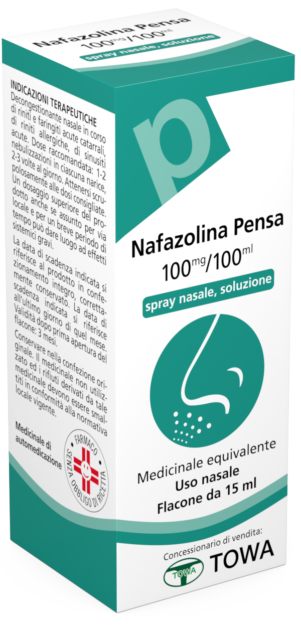 NAFAZOLINA PE*SPRAY NAS 15ML - Farmacia Del Monaco