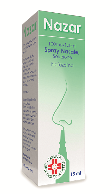 NAZAR*SPRAY NAS 15ML 1MG/ML - Farmacia Del Monaco
