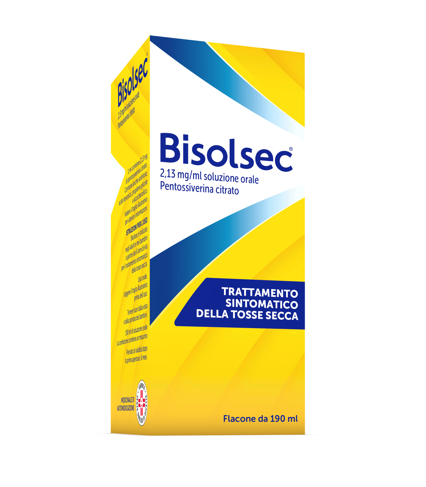 BISOLSEC*OS FL 190ML 2,13MG/ML - Farmacia Del Monaco