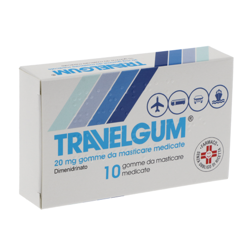 TRAVELGUM*10GOMME MAST 20MG - Farmacia Del Monaco