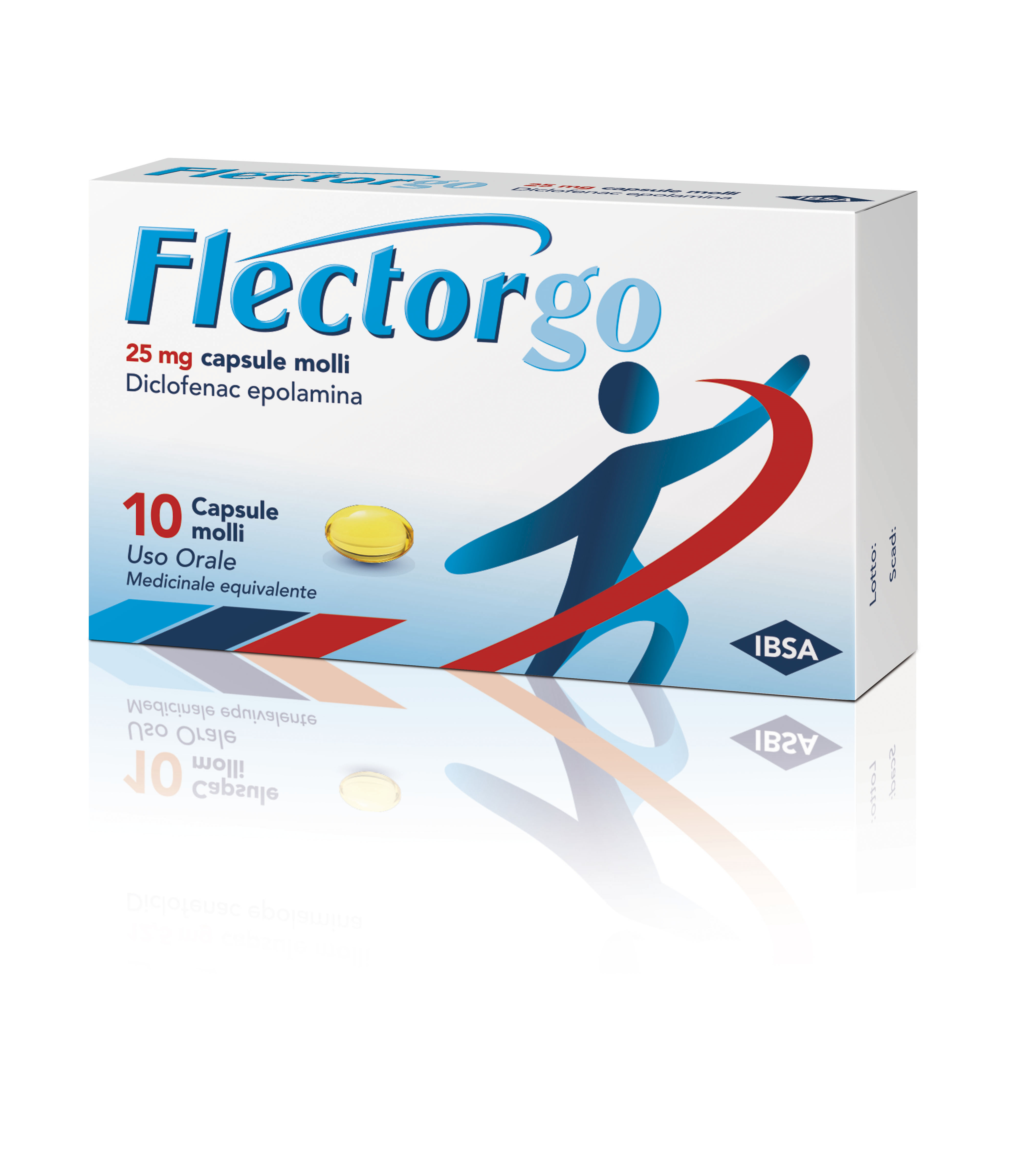 FLECTORGO*10CPS MOLLI 25MG - Farmacia Del Monaco