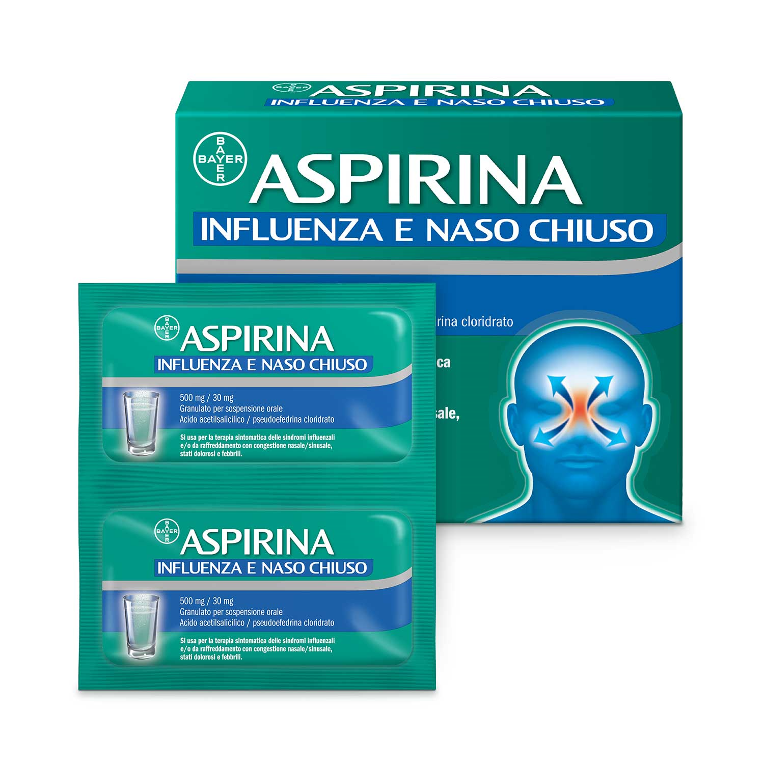 ASPIRINA INFLUENZA E NASO C*10 - Farmacia Del Monaco