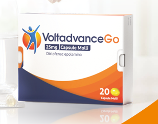 VOLTADVANCEGO*20CPS MOLLI 25MG - Farmacia Del Monaco