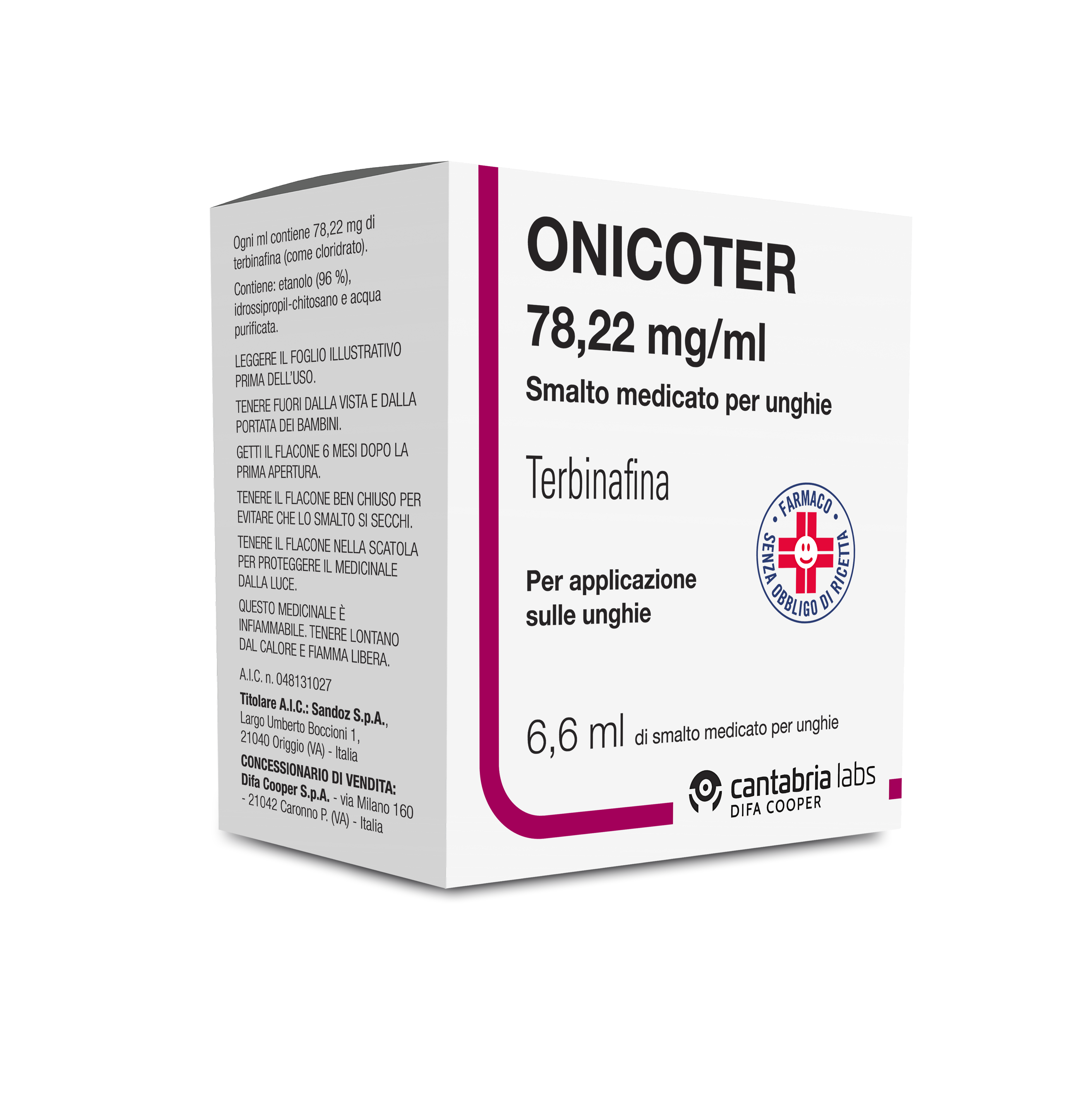 ONICOTER*SMALTO MED 1FL 6,6ML - Farmacia Del Monaco