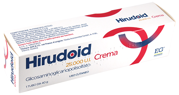 HIRUDOID 25000UI*CREMA 40G - Farmacia Del Monaco