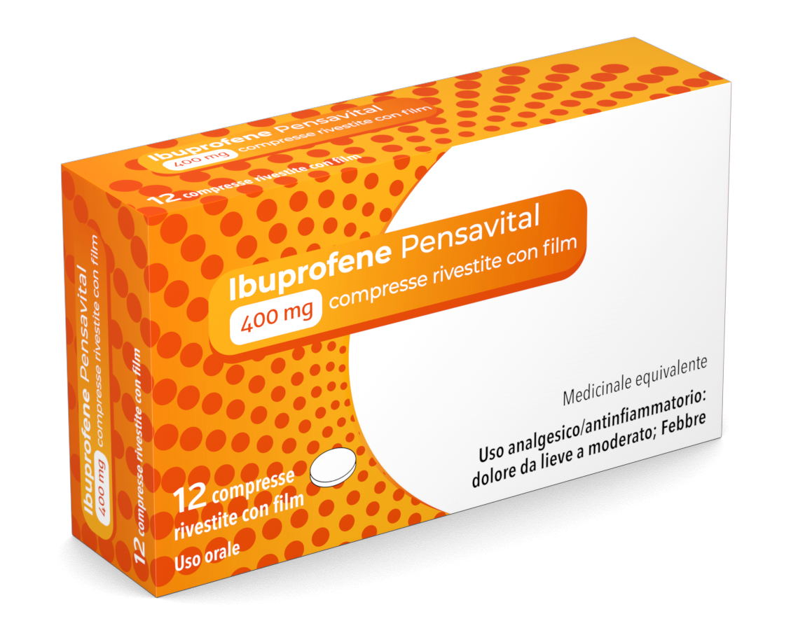 IBUPROFENE PENSA*12CPR 400MG - Farmacia Del Monaco