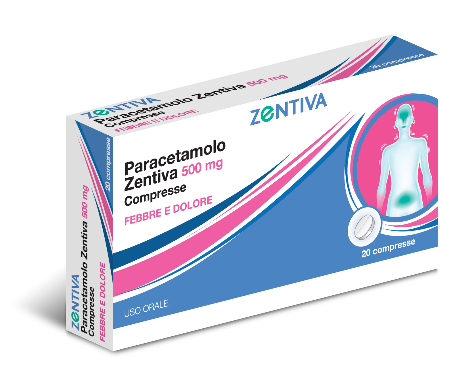 PARACETAMOLO ZEN*20CPR 500MG - Farmacia Del Monaco