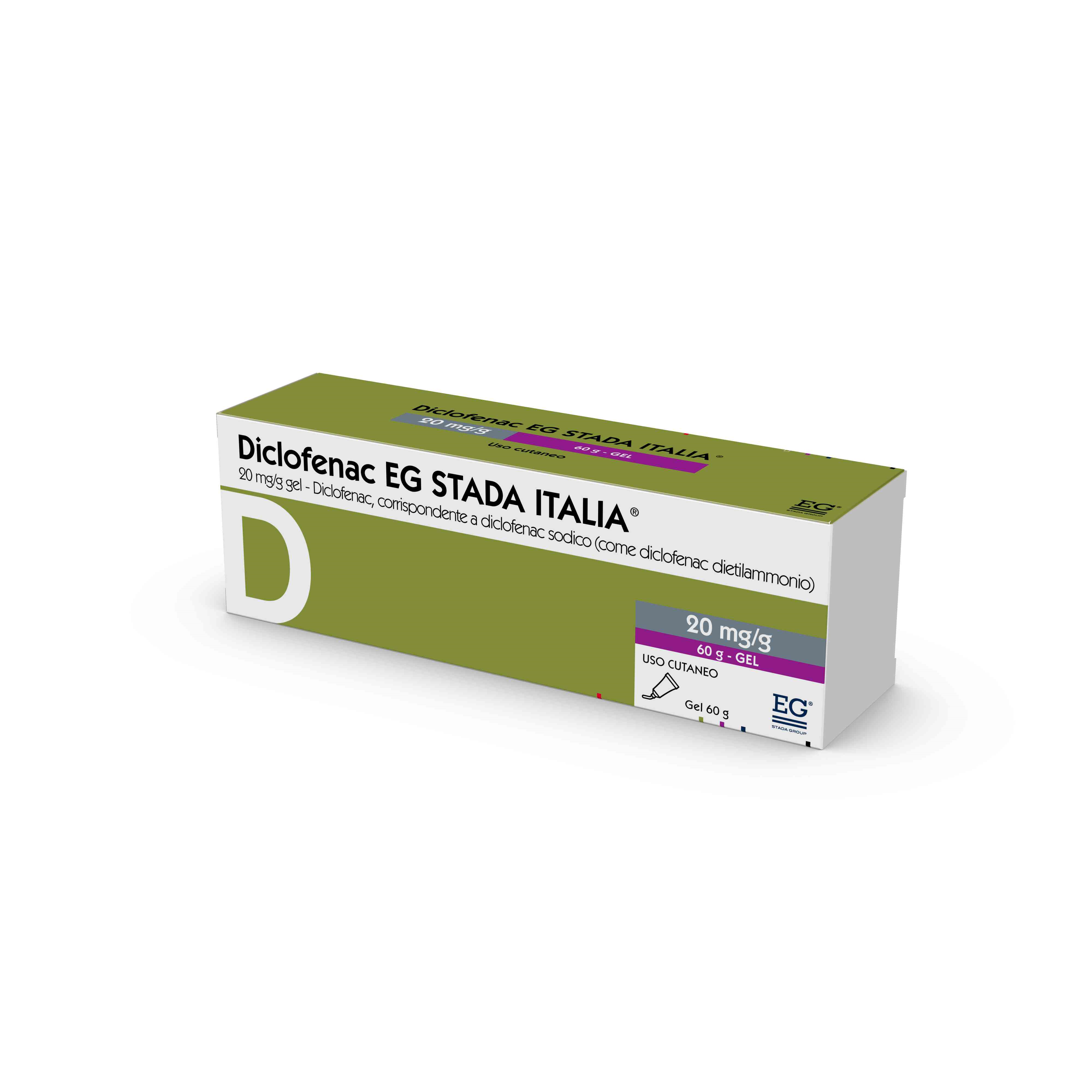 DICLOFENAC EG*GEL 60G 20MG/G - Farmacia Del Monaco