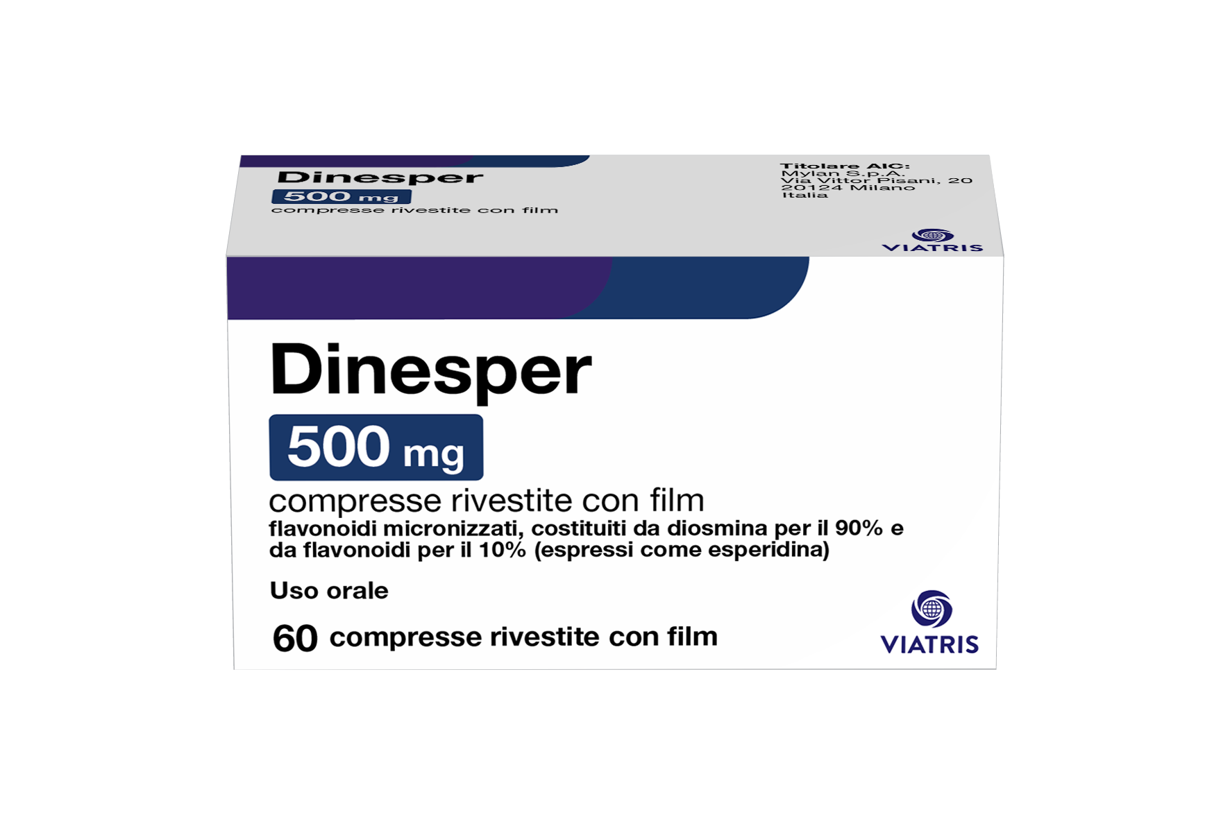 DINESPER*60CPR RIV 500MG - Farmacia Del Monaco