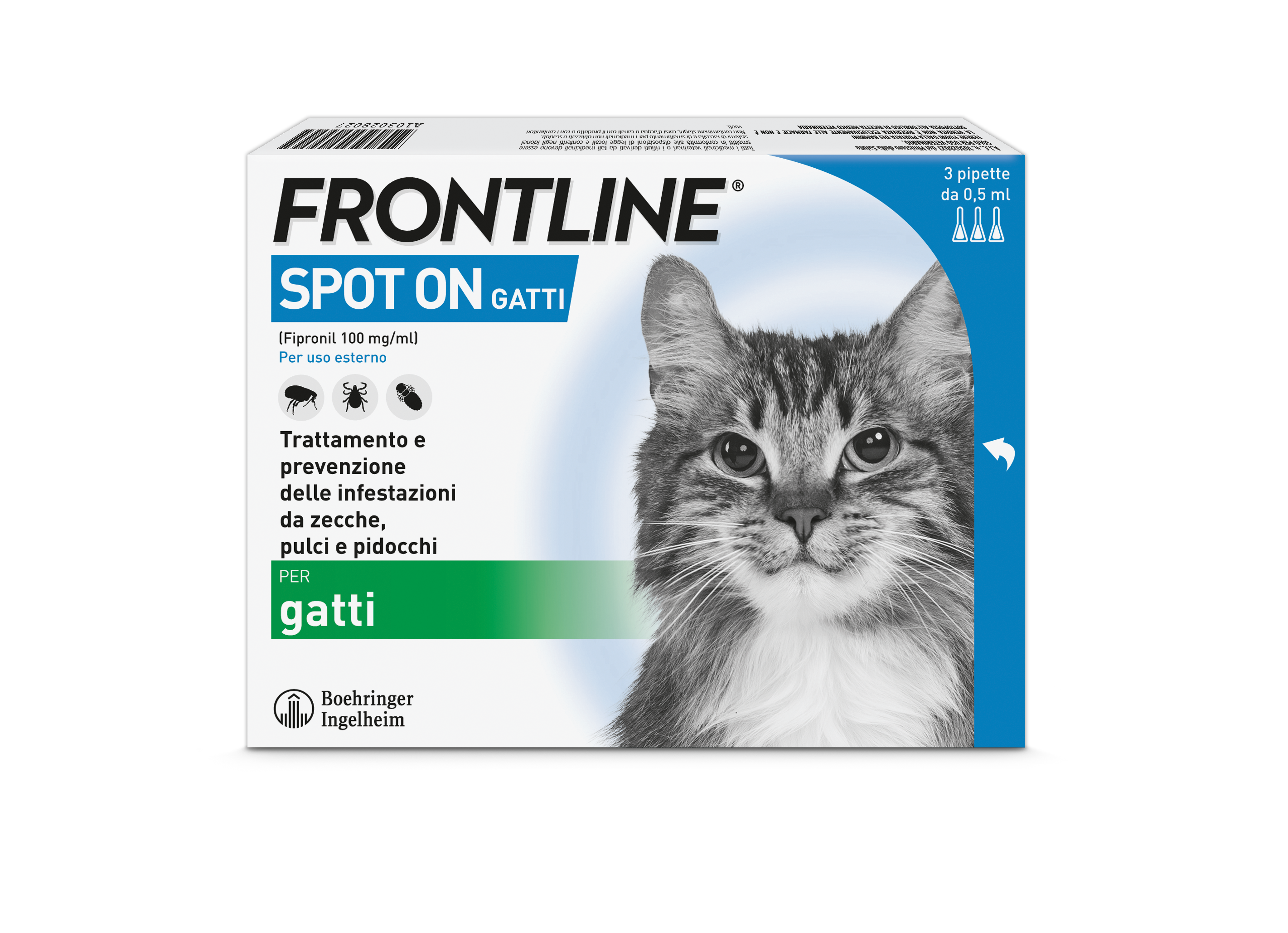 FRONTLINE*3PIP GATTI - Farmacia Del Monaco