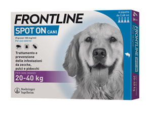 FRONTLINE*4PIP 20-40KG CANI - Farmacia Del Monaco