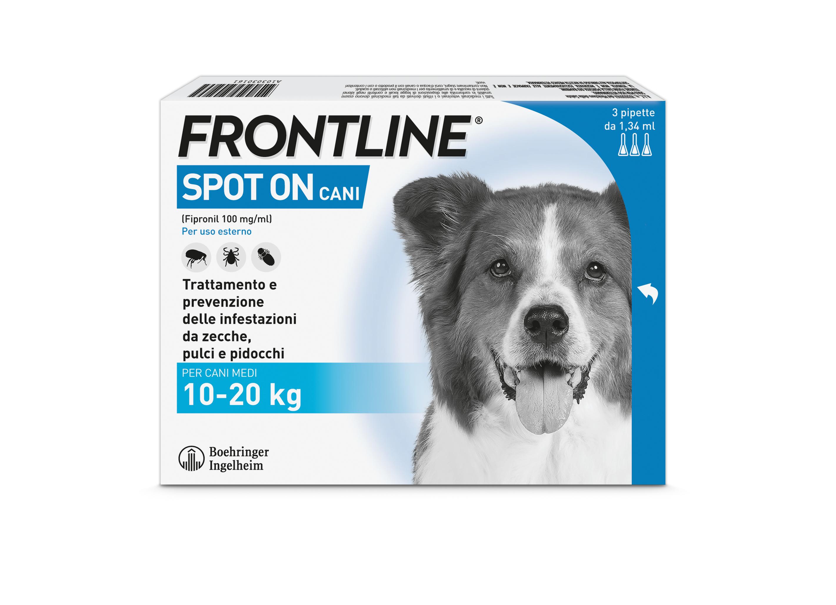 FRONTLINE*3PIP 10-20KG CANI - Farmacia Del Monaco