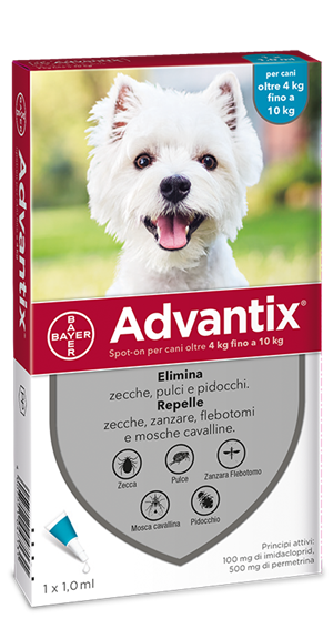 ADVANTIX SPOT ON*1PIP 4-10KG - Farmacia Del Monaco