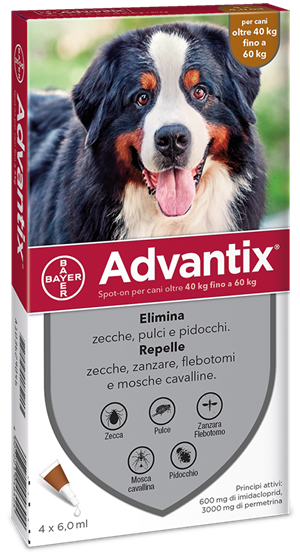 ADVANTIX SPOT ON*4PIP 40-60KG - Farmacia Del Monaco