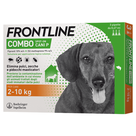 FRONTLINE COMBO*3PIP 2-10KG CA - Farmacia Del Monaco