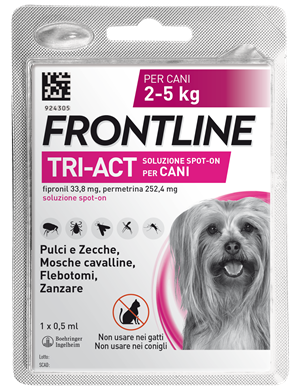 FRONTLINE TRI-ACT*1PIP 2-5KG - Farmacia Del Monaco