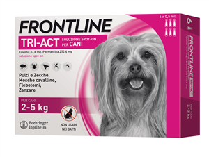 FRONTLINE TRI-ACT*6PIP 2-5KG - Farmacia Del Monaco
