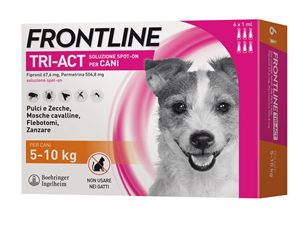 FRONTLINE TRI-ACT*6PIP 5-10KG - Farmacia Del Monaco