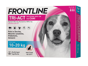 FRONTLINE TRI-ACT*3PIP 10-20KG - Farmacia Del Monaco