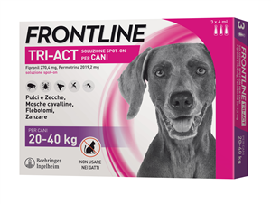 FRONTLINE TRI-ACT*3PIP 20-40KG - Farmacia Del Monaco